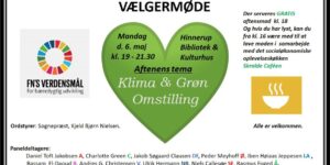 annonce : Vælgermøde: KLIMA & GRØN OMSTILLING.