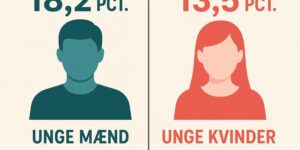 I Favrskov Kommune forventes næsten hver femte unge mand at stå uden uddannelse otte år efter 9. klasse