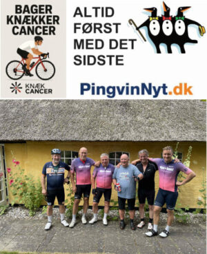 BAGER KNÆKKER CANCER: de første127 km tilbagelagt