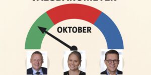Oktober måneds valgbarometer for Favrskov Kommune