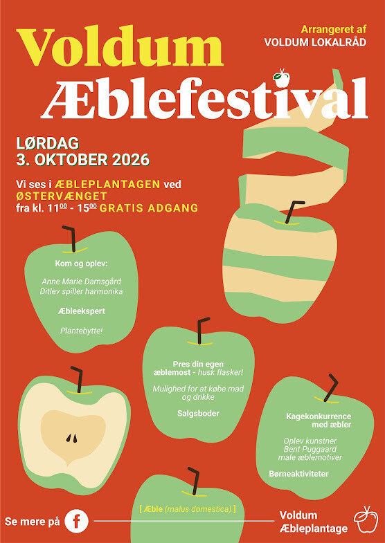 Æblefestival 2026 plakat